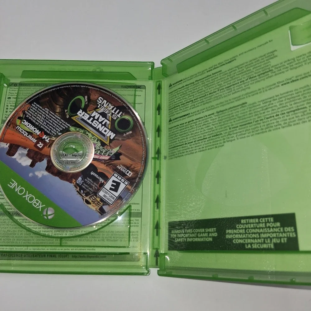 Monster Jam Steel Titans (Microsoft Xbox One, 2019)